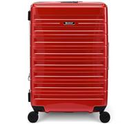 Eminent Voyager Valise Moyenne 67x44x26, Extensible, Rigide, 4 roulettes, Légère, Serrure TSA, 3,4 kg, 71L, Valise Soute Trolley Voyage Avion Rouge