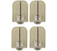 Eminza L590102 supports adhésifs Transparent Lot de 4