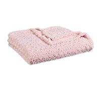 Eminza Plaid Rose Fourrure Bou 180 x 230 cm - Atmosphera