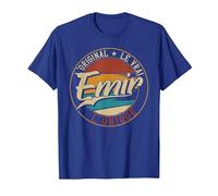 Emir L'Original Le Vrai L'Unique Hommes & Garçons T-Shirt, Homme, Bleu Royal, XXL