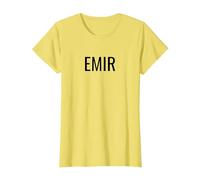 Emir T-Shirt, Femme, Citron, 3XL