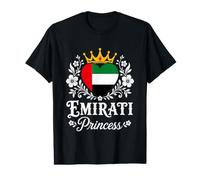 Emirati Princess Emirates Flag Proud Emirati Girl T-Shirt Graphique avec Valeur