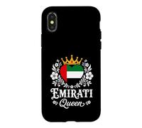 Emirati Queen Emirates Flag Proud Emirati Woman Coque pour iPhone X/XS