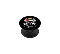 Emirati Queen Emirates Flag Proud Emirati Woman PopSockets PopGrip Adhésif