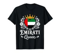 Emirati Queen Emirates Flag Proud Emirati Woman T-Shirt Graphique avec Valeur