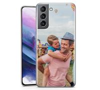 EMIT PRINT Coque Personnalisée pour Samsung Galaxy S10e Durable et Qualité Supérieure TPU Étui | Conception Votre Idée avec Image Photo Logo Texte Nom - Mise Page Unique