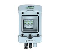 EMITER EM-1N_DC Tableau de distribution DC, IP65, limiteur de surtension DC Noark 1000V type 2, 1x chaîne PV, 1x MPPT