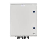 EMITER EM-854_DCAC Tableau de distribution DCAC, IP66, SPD DC Dehn 1000V type 1+2, 5 chaînes PV, 5 MPPT, SPD AC Dehn type 1+2, 100A 3-F, FR 100A, signal phase + prise.