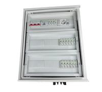 EMITER EM-854N_DCAC Tableau de distribution DCAC, IP66, SPD DC Noark 1000V type 1+2, 5 chaînes PV, 5 MPPT, SPD AC Noark type 1+2, 100A 3-F, FR 100A, signal de phase + prise.