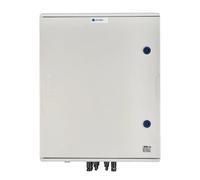 EMITER EM-855_DCAC Tableau de distribution DCAC, IP66, SPD DC Dehn 1000V type 1+2, 4 chaînes PV, 4 MPPT, SPD AC Dehn type 1+2, 100A 3-F, FR 100A, signal de phase + prise.