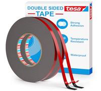 EMITEVER Tesa Lot de 2 rubans adhésifs double face résistants et imperméables en mousse acrylique pour murs, automobile, décoration de bureau à domicile