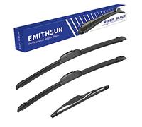 EMITHSUN® Windshield Wiper Blades Replacement for Subaru Forester 2012-2018,That Meet OEM Quality Front Rear Wipers Blade Set for My Car - 26"+17"+14"(Set of 3)