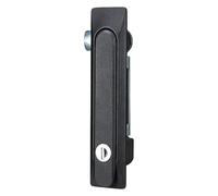 Emka MS861 Serrure à poignée pivotante en alliage de zinc pour porte d'armoire réseau Rittal 1 pièce