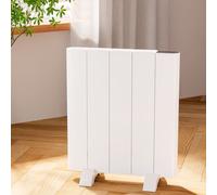 EMKE® Chauffage électrique Économie d'énergie 700W Convecteur électrique 453x500x60mm avec WIFI et commande vocale Alexa, appareil au sol & montage mural Radiateur électrique