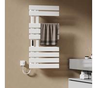 EMKE Chauffe-Serviettes Électrique 1000 x 500 mm, Blanc, 320W | Thermostat Intelligent WiFi, Porte-serviettes Électrique, Chauffe-serviettes Électrique