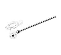 EMKE Eléctrique de la Salle de Bain, Blanc Cartouche de Chauffage avec Régulateur de Température, Résistance pour radiateur avec Chronométrage, Élément Chauffant Electrique 900W