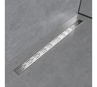 EMKE FD1100BN Caniveau de Douche, Acier Inoxydable brossé, 100 cm