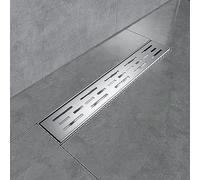 EMKE FD140BN Caniveau de Douche, Acier Inoxydable brossé, 40 cm