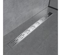EMKE FD170BN Caniveau de Douche, Acier Inoxydable brossé, 70 cm