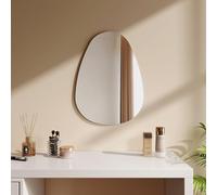 EMKE Miroir Mural, Miroir de Salle de Bain asymétrique, 45 x 60 cm