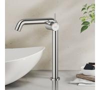 EMKE Mitigeur monocommandé pour lavabo Mitigeur de salle de bains Mitigeur de lavabo - Design suisse G3/8" Economie d'eau Protection contre la corrosion Eau chaude & froide