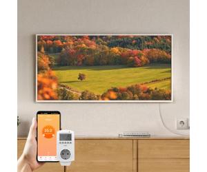 EMKE Panneau Chauffant Infrarouge 1200 W,Tableau Paysage d’Automne