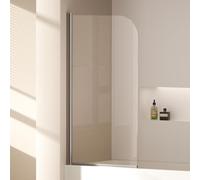 EMKE Paroi de Douche pour Baignoire 70x140 cm, Pare-baignoire Pliant