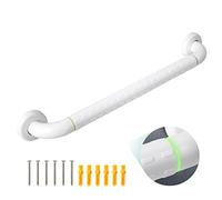 EMKE Poignées d'appui pour personnes âgées, poignée de toilette, antidérapante, 50 cm, support de douche avec anneaux lumineux, poignées de douche pour salle de bain ou baignoire
