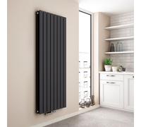 EMKE Radiateur de salle de bain, Radiateur Design Panneau de chauffage 1600x620mm, Vertical, Anthracite plat double couche raccord central Chauffage, 1988W