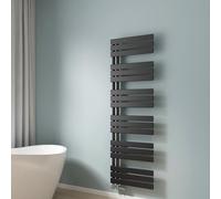 EMKE Radiateur Panneau, Sèche Serviettes à Eau Chaude 794W, Porte-Serviettes pour Le Chauffage de la Salle de Bain, Chauffe Serviettes à température constante 160 * 50 cm, Noir