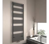 EMKE Radiateur sèche-serviettes de bain Radiateur 60x180cm 898 watts de puissance Anthracite Radiateur de salle de bain raccord central Chauffage