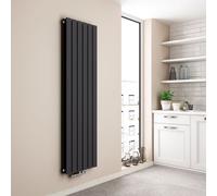 EMKE Radiateur vertical Panneau de chauffage design 1600x460mm Anthracite plat double couche raccord central Chauffage, 1490W