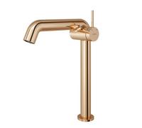 EMKE Robinet de Salle de Bain Or Rose, Mitigeur Monocommande en Laiton, Cartouche Céramique,332 x 220 x 76 mm, Installation Facile, Économie d'Eau，Robinet de Lavabo