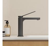 EMKE Robinet Salle de Bain Anthracite Mat, 195x173x46 mm