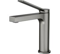 EMKE Robinet salle de bain anthracite mat 195x173x46mm, laiton, cartouche céramique, robinet salle de bain, mitigeur lavabo, mitigeur lavabo