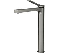 EMKE Robinet salle de bain anthracite mat 335x233x46mm, laiton, cartouche céramique, robinet salle de bain, mitigeur lavabo, mitigeur lavabo