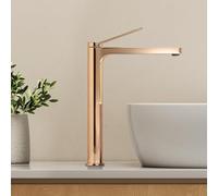 EMKE Robinet Salle de Bain Or Rosé, 335x233x46 mm