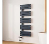 EMKE Seche Serviette Electrique 132x50 cm, Anthracite,800W,WiFi Thermostat | Porte-Serviettes Chauffant avec WiFi Thermostat, Chauffe Serviette Salle de Bain,Sèche Serviette électrique