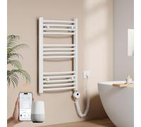 EMKE Seche Serviette Electrique avec WiFi Thermostat, 75 x 50 cm Blanc