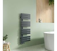 EMKE Sèche Serviettes à Eau Chaude 478 W, 104 x 40 cm, Anthracite