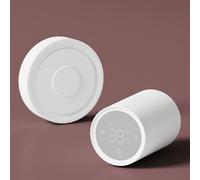 EMKE Thermostat de radiateur intelligent avec Smart Gateway - Blanc Boîtier ABS Télécommande Détection de fenêtre ouverte & Sécurité enfants