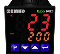 Emko ecoPID.4.5.1R.S.0 Régulateur de température Pt100, J, K, R, S, T, L -199 à +999 °C Relais 5 A, SSR (L x l x H) 90 x 48 x 48