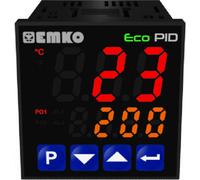 Emko ecoPID.4.5.2R.S.0 Régulateur de température Pt100, J, K, R, S, T, L -199 à +999 °C Relais 5 A, SSR (L x l x H) 90 x 48 x 48