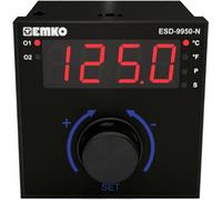 Emko ESD-9950-N.2.20.0.1/02.00/0.0.0.0 Régulateur de température Pt100, S, R, K, J (L x l x H) 110 x 96 x 96 mm