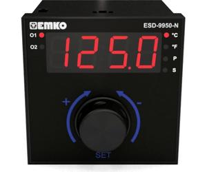 Emko ESD-9950-N 2 points, P, PI, PD, PID Régulateur de température de -200 à 1700 °C (L x l x H) 110 x 96 x 96 m