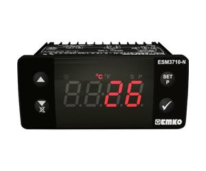 Emko ESM-3710-N 2 points de réglage Régulateur de température J 0 à 800 °C Relais 16 A (L x l x H) 65 x 76 x 35 mm