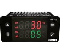 Emko ESM-3723.5.2.5.0.1/01.01/1.0.0.0 2 points et régulateur PID Régulateur de température PTC 0 à 100 °C Relais 5 A (L x l x H)