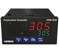 Emko ESM-4920 2 points, P, PI, PD, PID Régulateur de température Pt100 -200 à +1700 °C Relais 5 A (L x l x H) 84 x 48 x 96 mm