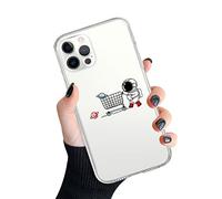 Emlivi Coque de Protection Crystal Clear pour iPhone 12 Mini Ultra-Thin Coque de Protection Transparente en Soft Silicone Souple avec TPU Anti-Chocs pour iPhone 12 Mini (5,4") -Achats Astronaute