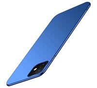 Emlivi Coque de protection pour iPhone 11 - Ultra fine - Anti-chocs - Mat - Anti-rayures - Pour Apple iPhone 11 2019 6,1" - Bleu